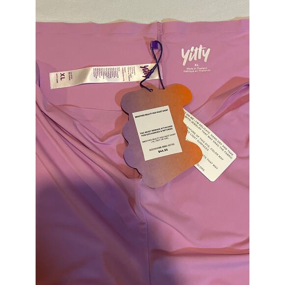 Yitty Women’s High Waist Shaping Shorts - Tempo Lavender Pink Purple (Size: XL) - Picture 5 of 7